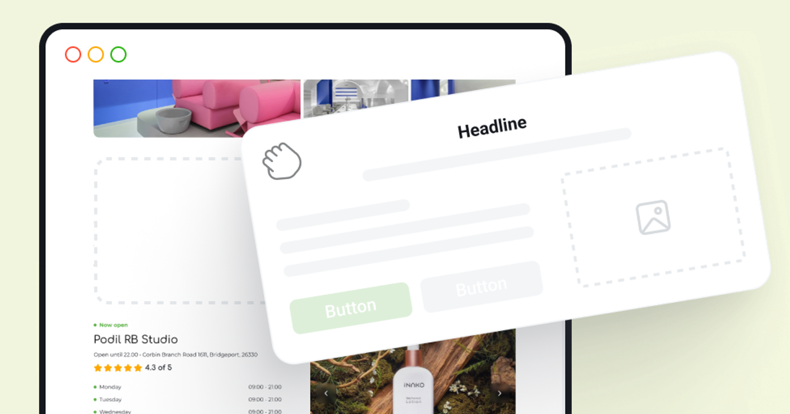 💥 Pridėkite savo blokus į svetainę